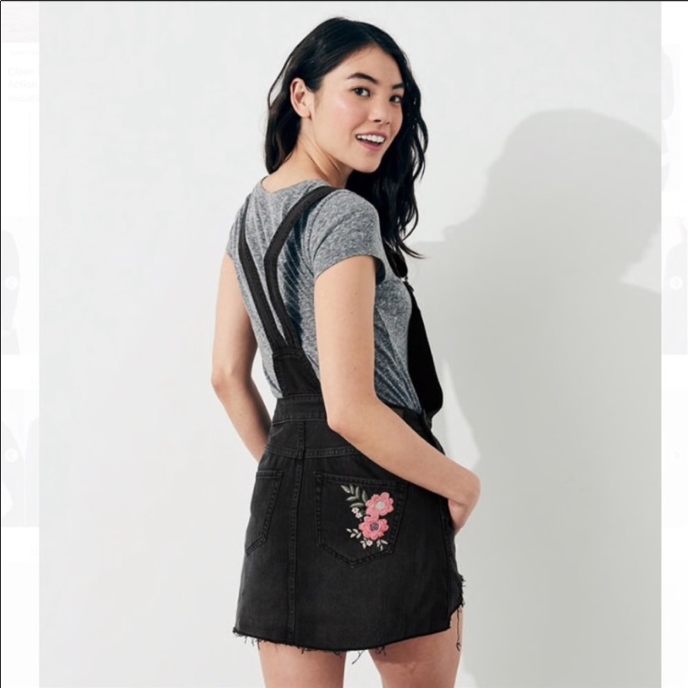 Hollister Denim Skirt Overall